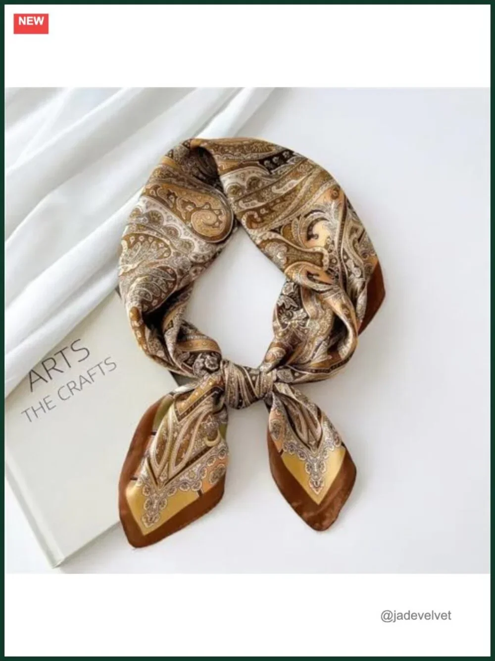 Satin Head Scarf Silk Like Women's Hair Scarf 27x27 Purse Scarf Bandana